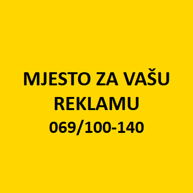 TRANSPORT DOSTAVA I ISPORUKA VAŠIH POŠILJKI
Mjesto za vašu reklamu